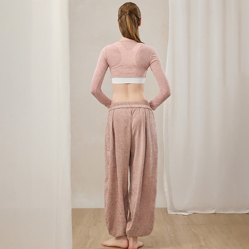 Pantaloni a gamba larga Lantern da donna Olivenorma - image 1