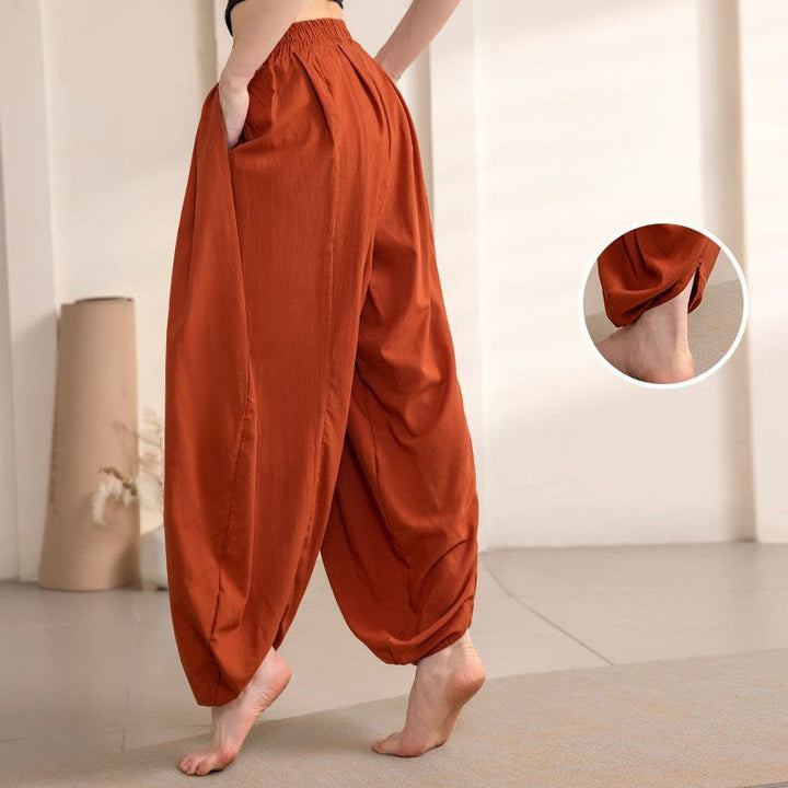 Pantaloni harem da yoga da donna Olivenorma - image 2