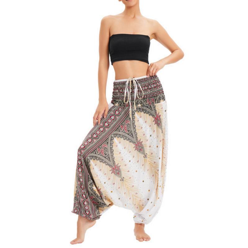 Olivenorma Pantaloni da yoga a gamba larga bohémien da donna - image 8