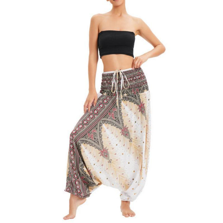 Olivenorma Pantaloni da yoga a gamba larga bohémien da donna - image 8