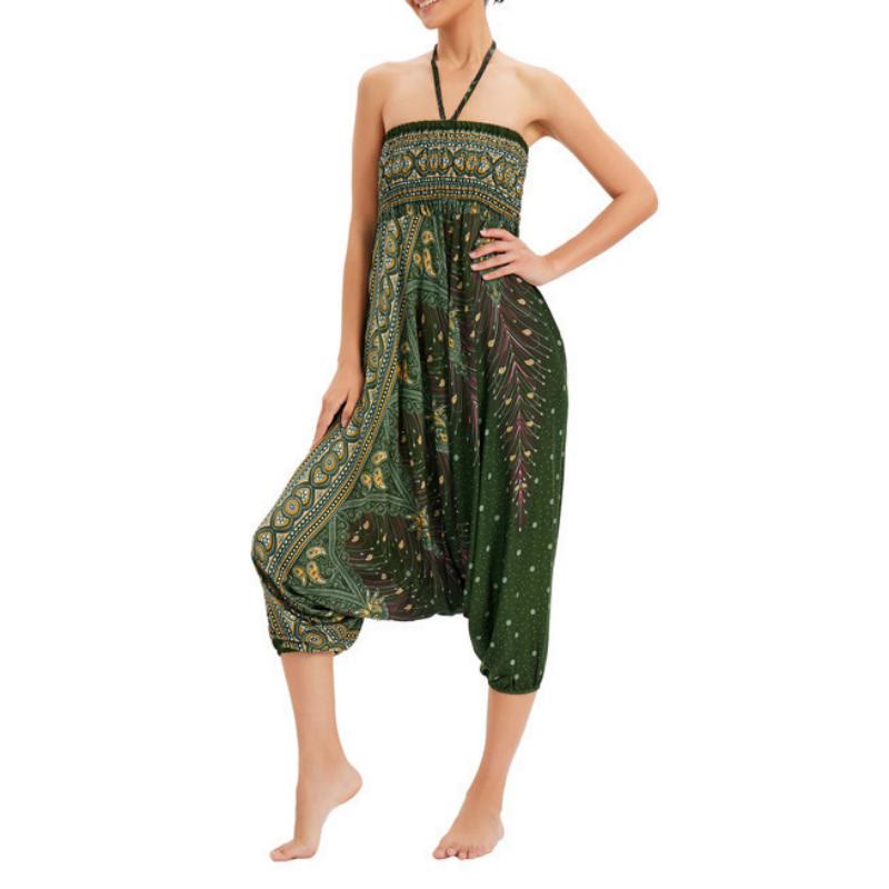 Olivenorma Pantaloni da yoga a gamba larga bohémien da donna - image 5