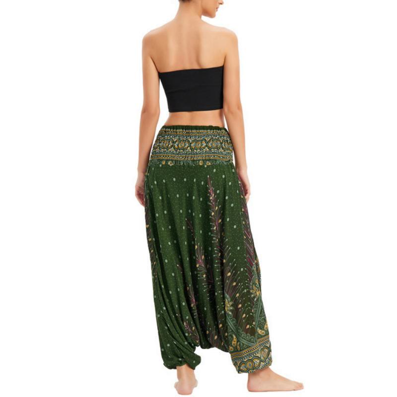 Olivenorma Pantaloni da yoga a gamba larga bohémien da donna - image 2