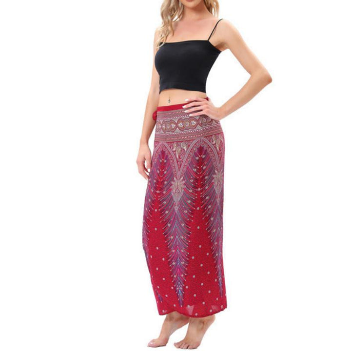 Olivenorma - Abito intero a gamba larga da donna - Vino rosso pavone - image 14