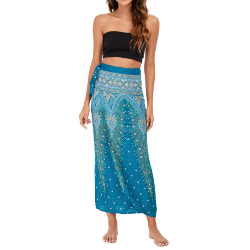 Olivenorma - Abito intero a gamba larga da donna - Pavone Verde Mediterraneo - image 25