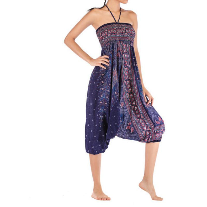 Olivenorma Pantaloni da yoga bohémien con cavallo basso da donna - image 39