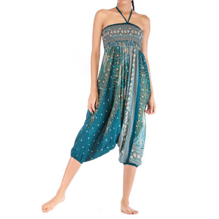 Olivenorma Pantaloni da yoga bohémien con cavallo basso da donna - image 30