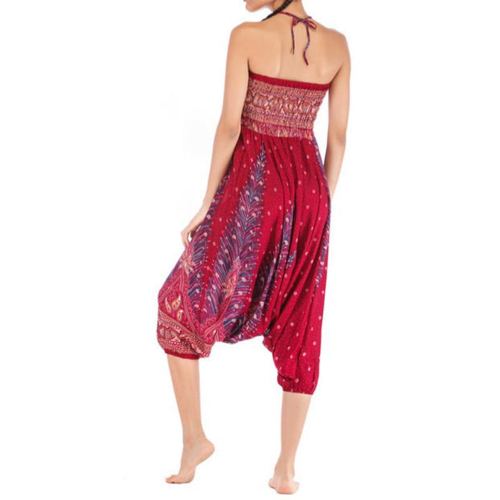 Olivenorma Pantaloni da yoga bohémien con cavallo basso da donna - image 23