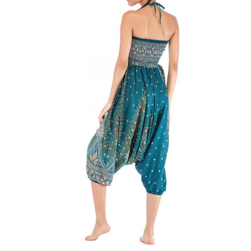 Olivenorma Pantaloni da yoga bohémien con cavallo basso da donna - image 31