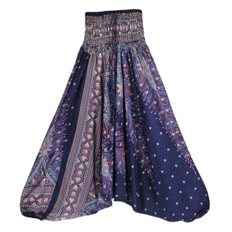 Olivenorma Pantaloni da yoga bohémien con cavallo basso da donna - image 41