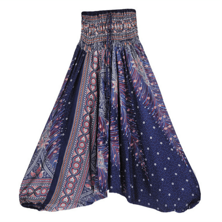 Olivenorma Pantaloni da yoga bohémien con cavallo basso da donna - image 41