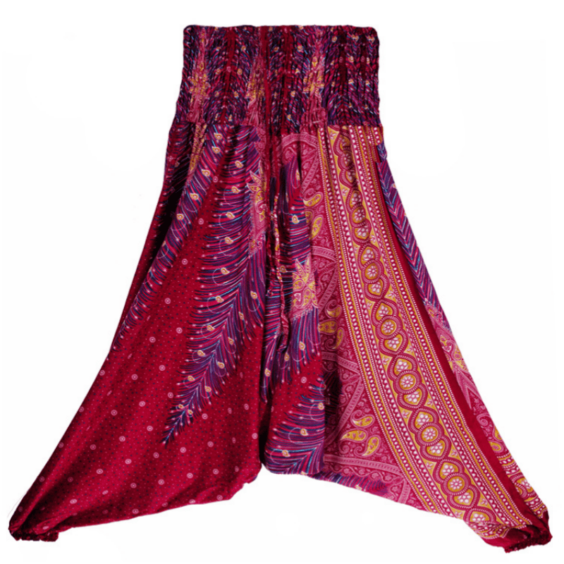 Olivenorma Pantaloni da yoga bohémien con cavallo basso da donna - image 24