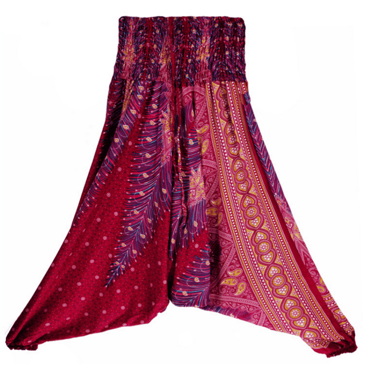 Olivenorma Pantaloni da yoga bohémien con cavallo basso da donna - image 24