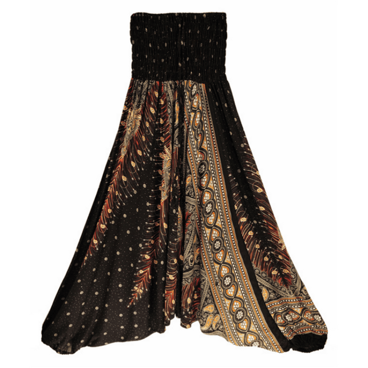 Olivenorma Pantaloni da yoga bohémien con cavallo basso da donna - image 8