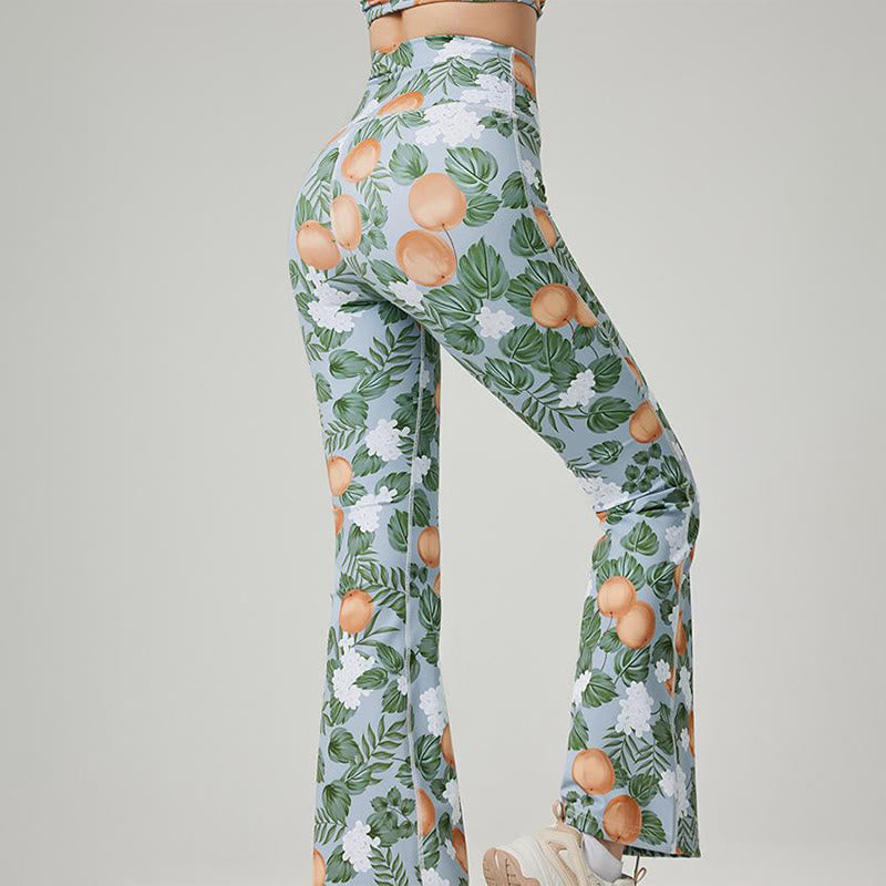 Olivenorma - Pantaloni da yoga e fitness stampati da donna - image 9