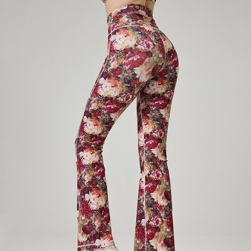 Olivenorma - Pantaloni da yoga e fitness stampati da donna - image 6