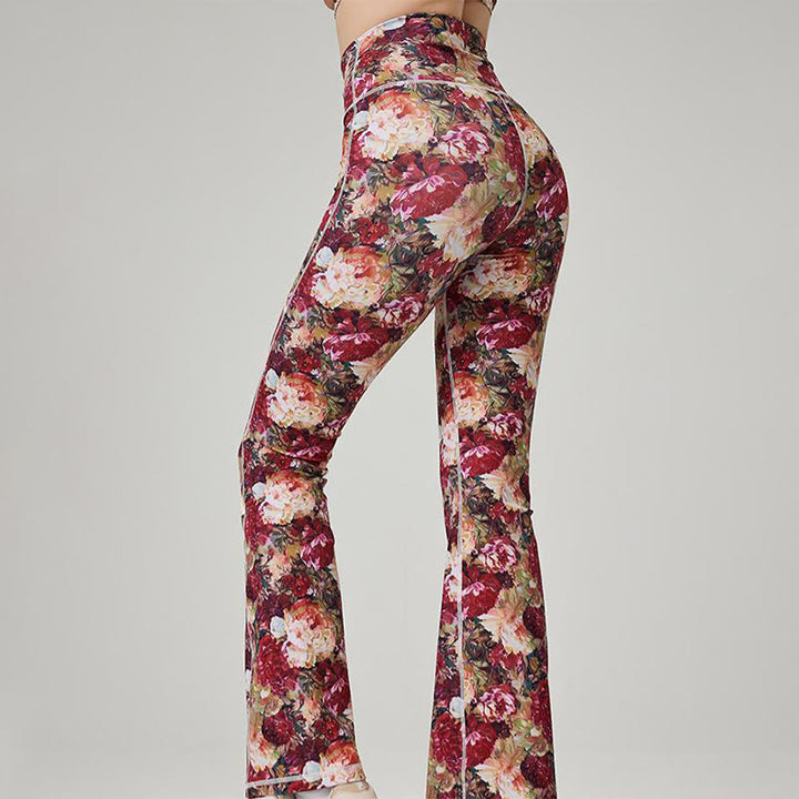 Olivenorma - Pantaloni da yoga e fitness stampati da donna - image 6