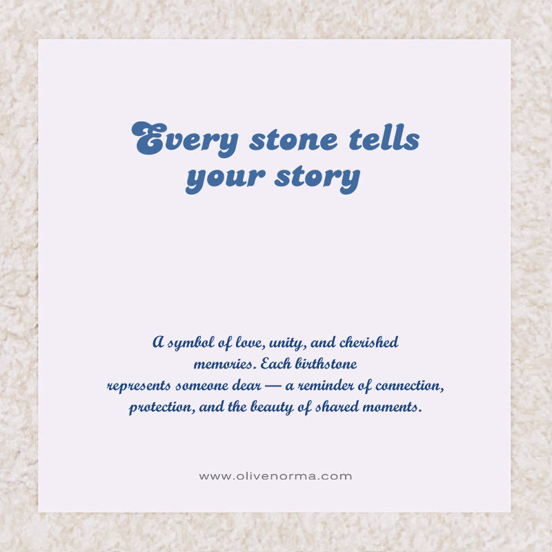 Olivenorma Braccialetto regalo personalizzato con 2-7 pietre portafortuna e castone - image 2
