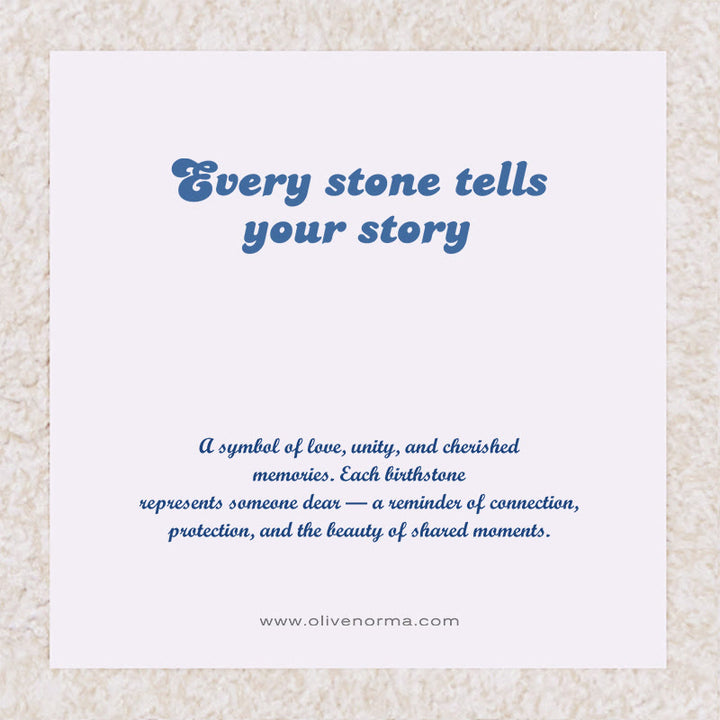 Olivenorma Braccialetto regalo personalizzato con 2-7 pietre portafortuna e castone - image 2