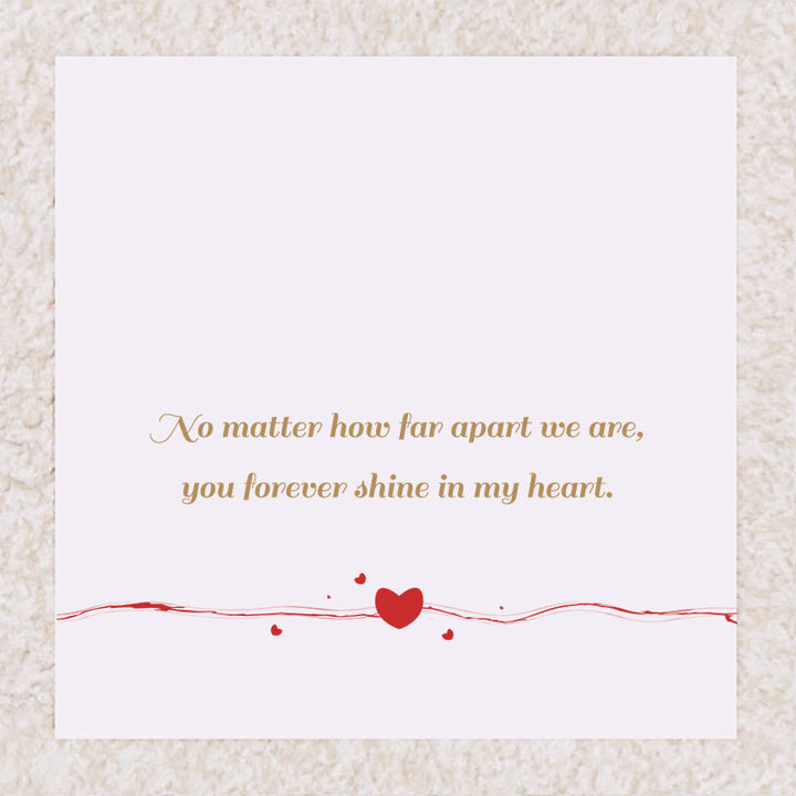 Olivenorma "Shine in My Heart" - Collana con carta regalo e album a forma di cuore con pietra portafortuna - Dicembre e Turchese - Carta 2 - image 2