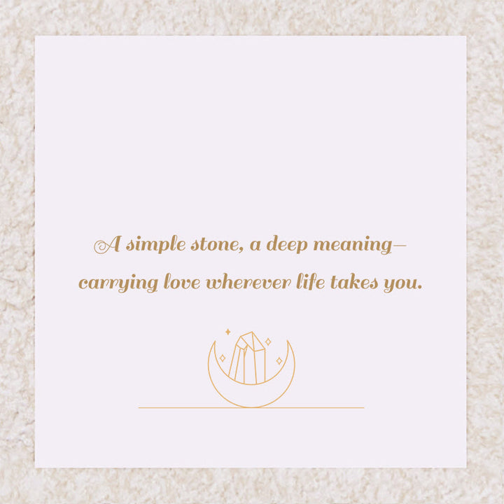 Collana regalo Olivenorma con ciondolo rettangolare semplice con pietra portafortuna in acciaio inossidabile - Zircone blu - Carta 2 - image 2