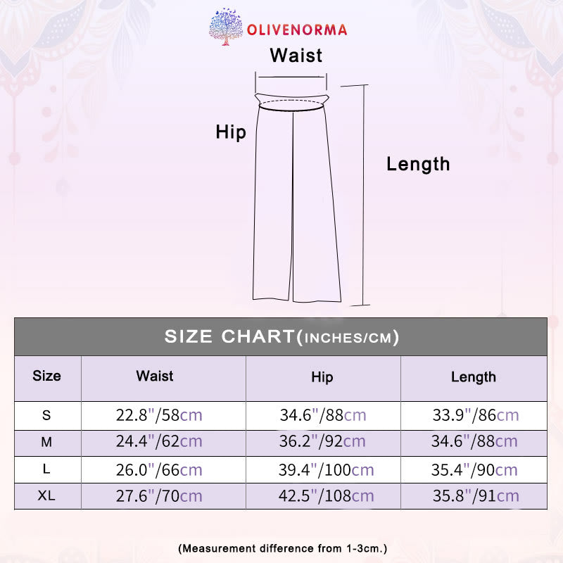 Olivenorma Pantaloni da yoga con stampa a inchiostro e nodo dritto da donna - image 14