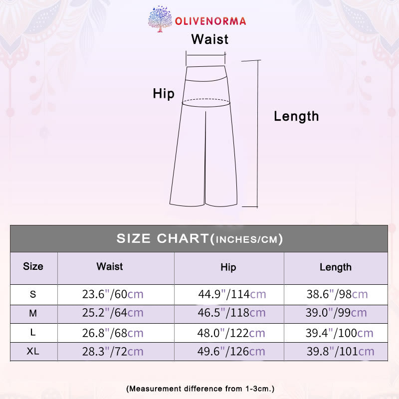 Pantaloni a gamba larga e vita alta Zen Flow da donna Olivenorma - image 8