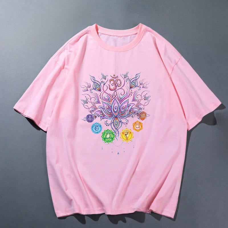 Maglietta traspirante e comoda da yoga Olivenorma rosa - Loto - 2XL - image 3