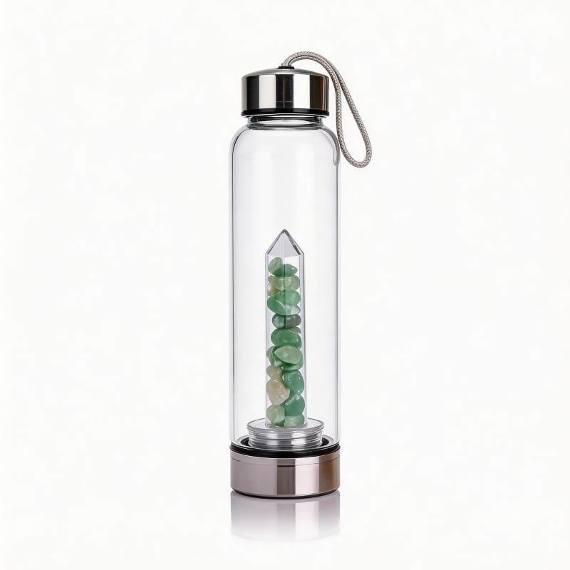 Bottiglia d'acqua Olivenorma Crystal Elixir - Avventurina verde - image 13