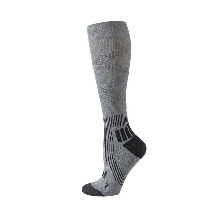 Calzini scaldamuscoli Olivenorma in maglia elasticizzata per Pilates, Barre, riscaldamento, danza, fitness e yoga. - Grigio - 10 paia - image 5
