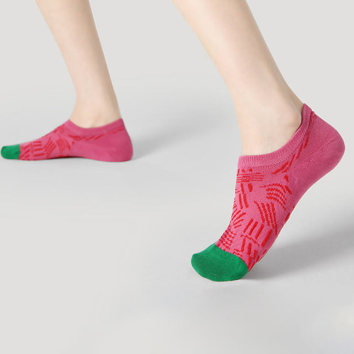 Olivenorma 3 paia di calzini da pilates leggeri, traspiranti, elasticizzati in cotone per barre, yoga e comfort quotidiano per allenamento e yoga - image 4