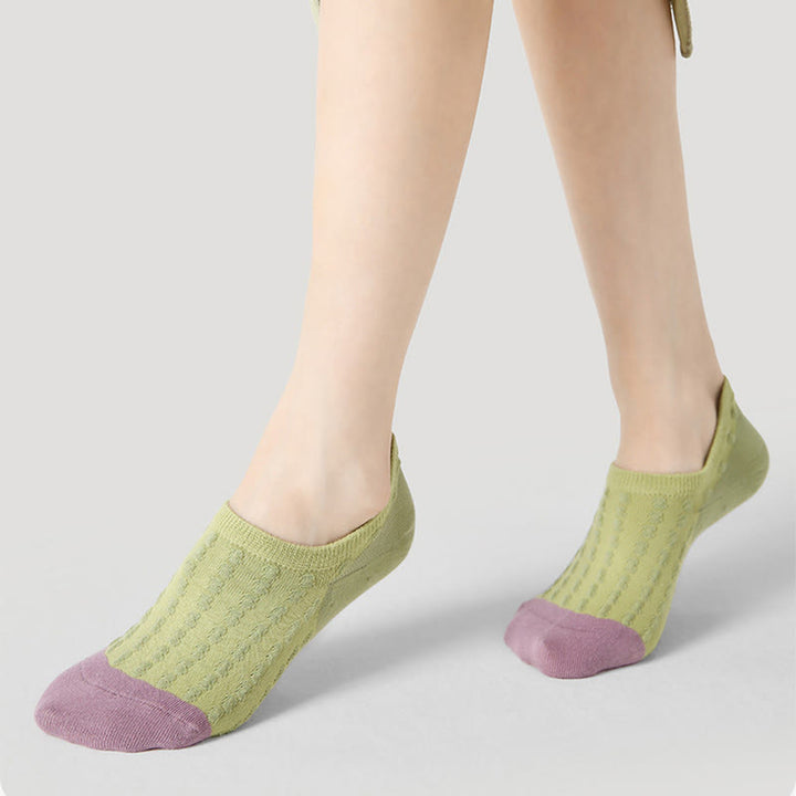 Olivenorma 3 paia di calzini da pilates leggeri, traspiranti, elasticizzati in cotone per barre, yoga e comfort quotidiano per allenamento e yoga - image 6