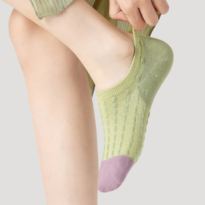Olivenorma 3 paia di calzini da pilates leggeri, traspiranti, elasticizzati in cotone per barre, yoga e comfort quotidiano per allenamento e yoga - image 7
