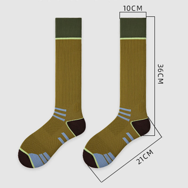 Calze Olivenorma Retro Crew a compressione antiscivolo per Pilates, Barre, comfort quotidiano, traspiranti, di supporto e vestibilità atletica, ideali anche per yoga. - image 6