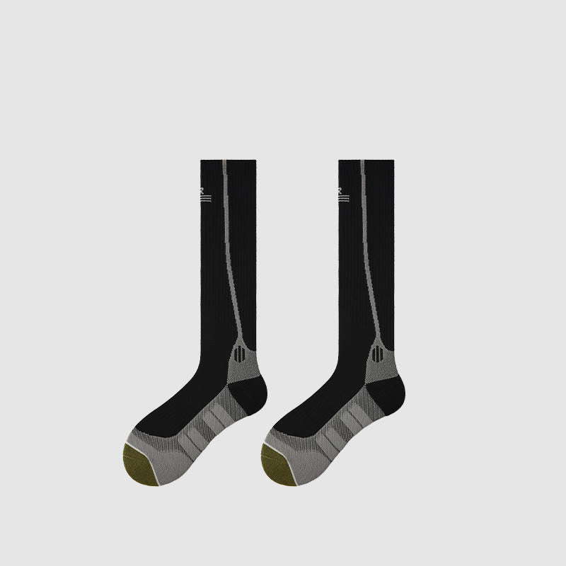 Calze Olivenorma Retro Crew a compressione antiscivolo per Pilates, Barre, comfort quotidiano, traspiranti, di supporto e vestibilità atletica, ideali anche per yoga. - Nero - 10 paia - image 8