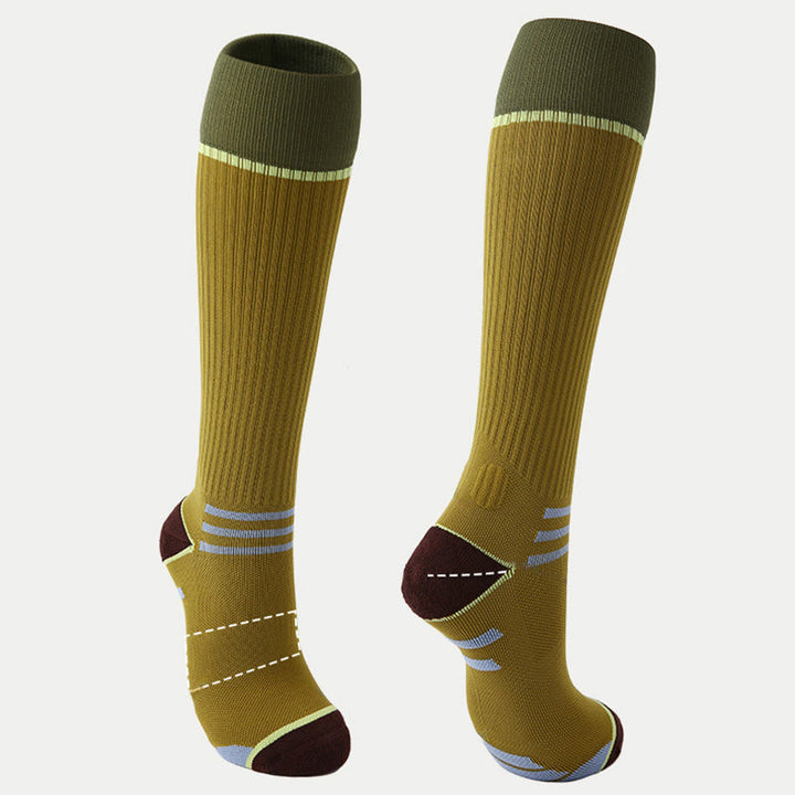Calze Olivenorma Retro Crew a compressione antiscivolo per Pilates, Barre, comfort quotidiano, traspiranti, di supporto e vestibilità atletica, ideali anche per yoga. - image 5