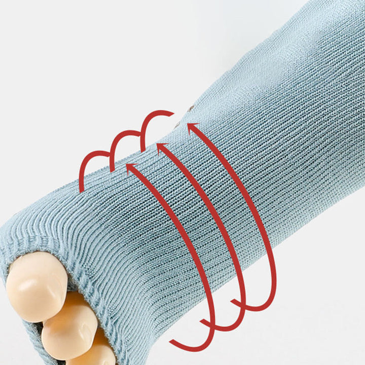 Calze Olivenorma a cinque dita aperte, traspiranti, con separazione delle dita antiscivolo, ideali per pilates, fitness, comfort e stabilità, in cotone, perfette anche per yoga. - image 11