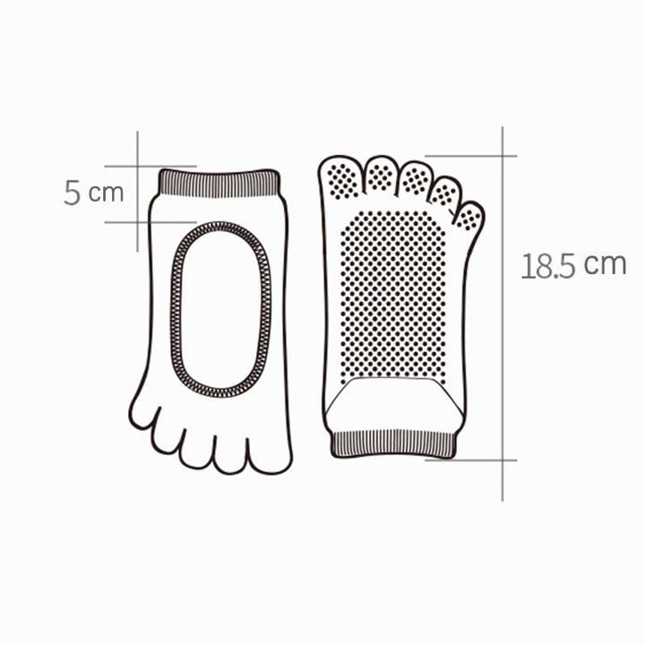 Calzini Olivenorma Minimal Five-Toe traspiranti con separazione delle dita, grip per Pilates, Barre, Balance, Design Leggero e Comodo, Calzini Yoga - image 16