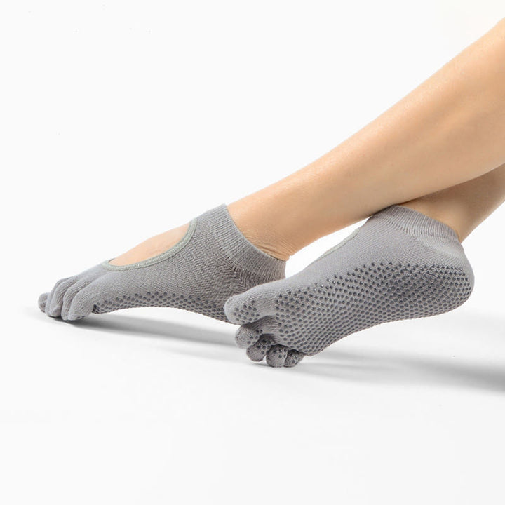 Calzini Olivenorma Minimal Five-Toe traspiranti con separazione delle dita, grip per Pilates, Barre, Balance, Design Leggero e Comodo, Calzini Yoga - image 1