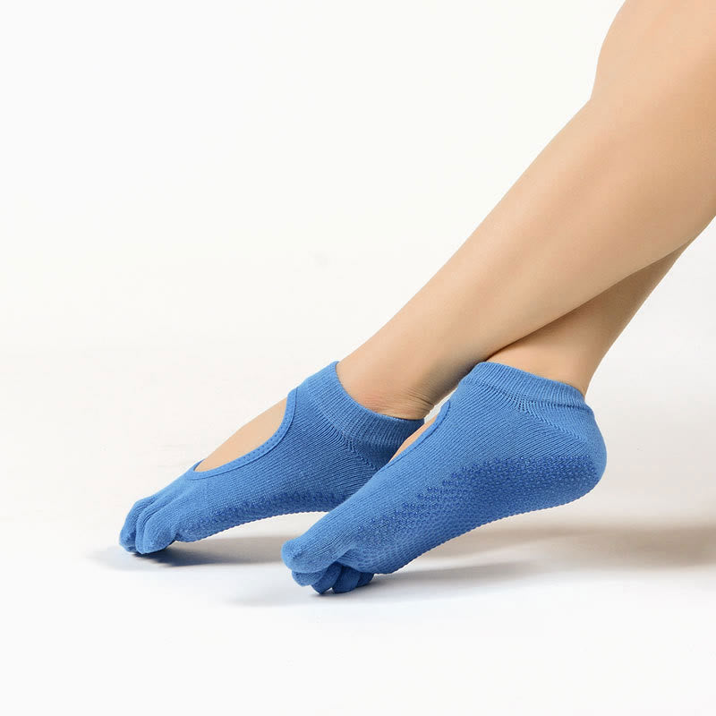 Calzini Olivenorma Minimal Five-Toe traspiranti con separazione delle dita, grip per Pilates, Barre, Balance, Design Leggero e Comodo, Calzini Yoga - image 7
