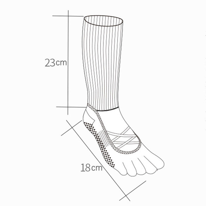 Calzini Olivenorma con cinturino elastico per yoga, barre, pilates e allenamento, antiscivolo, con cinturino incrociato sicuro e traspiranti e confortevoli. - image 16