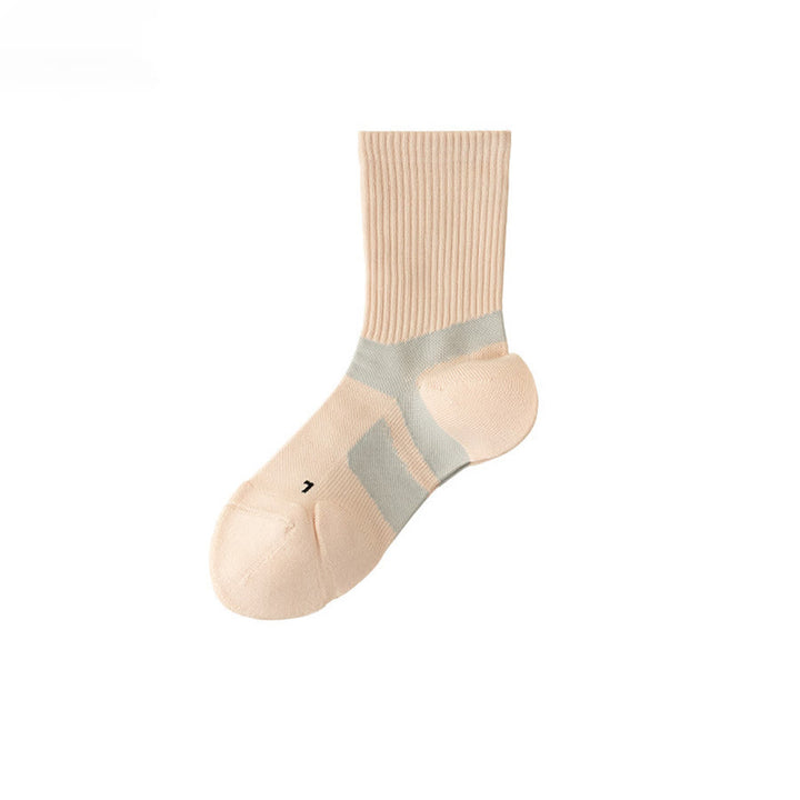 Calze da Olivenorma a metà polpaccio, traspiranti, comode e anti-attrito, ideali per allenamento, pilates, barre e yoga da donna. - Rosa-grigio - 10 paia - image 6
