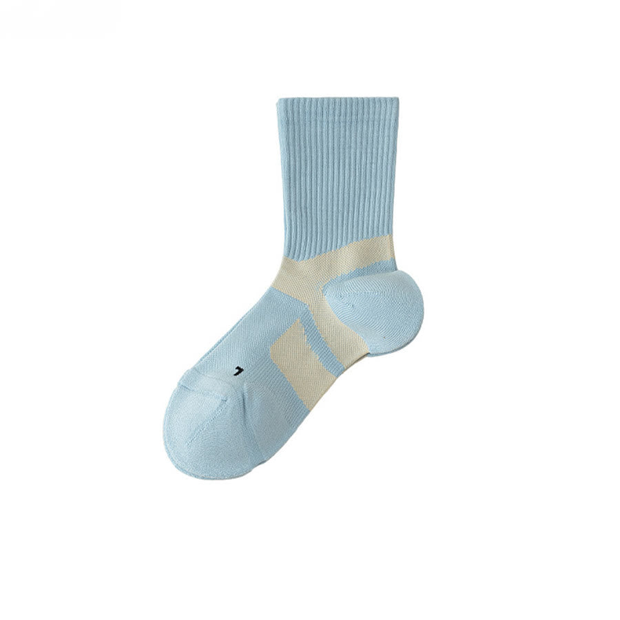 Calze da Olivenorma a metà polpaccio, traspiranti, comode e anti-attrito, ideali per allenamento, pilates, barre e yoga da donna. - Blu - 10 paia - image 9