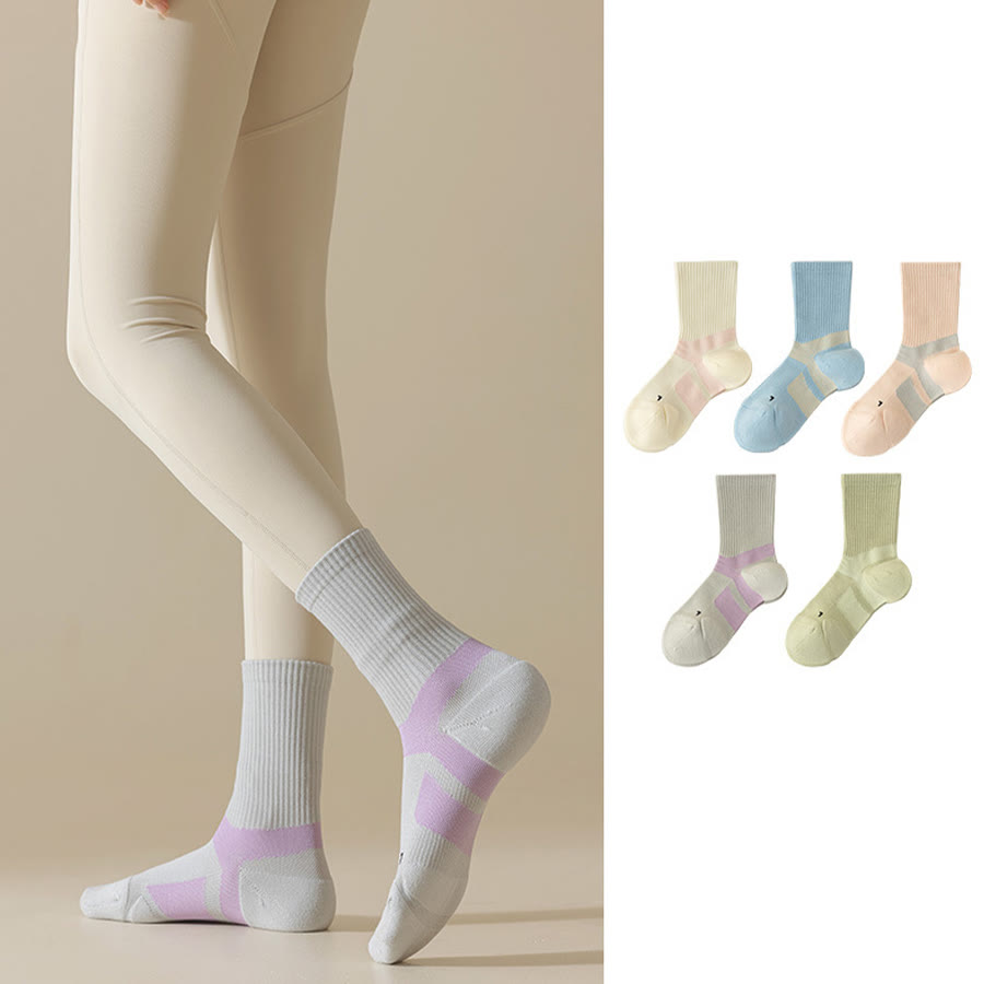 Calze da Olivenorma a metà polpaccio, traspiranti, comode e anti-attrito, ideali per allenamento, pilates, barre e yoga da donna. - image 13