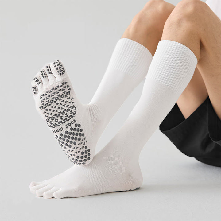 Calze sportive lunghe Olivenorma a cinque dita, traspiranti e antiscivolo, ideali per lo yoga e per gli uomini. - image 5
