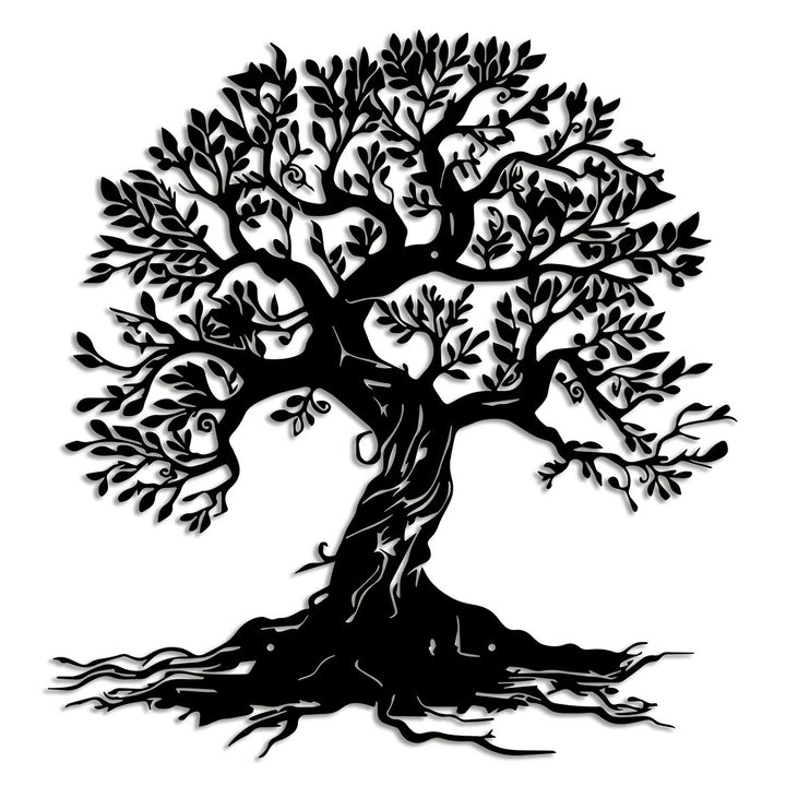 Decorazione murale in metallo Olivenorma con l'albero celtico della vita - image 1