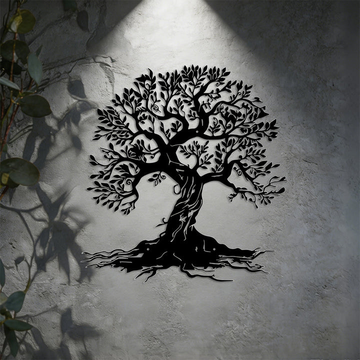 Decorazione murale in metallo Olivenorma con l'albero celtico della vita - image 2