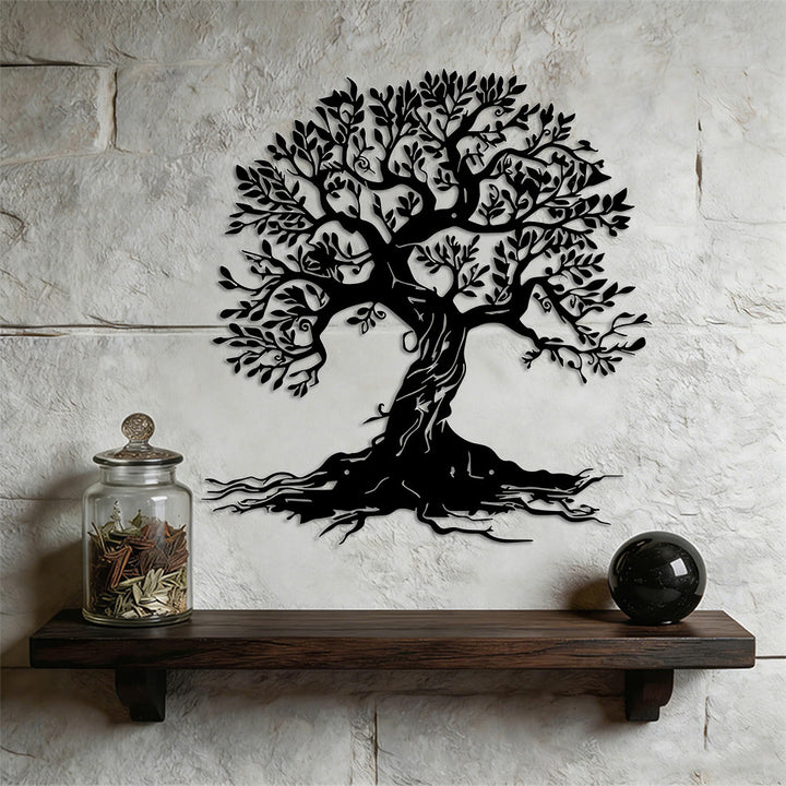 Decorazione murale in metallo Olivenorma con l'albero celtico della vita - image 5
