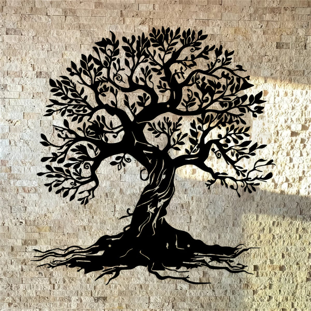 Decorazione murale in metallo Olivenorma con l'albero celtico della vita - image 3