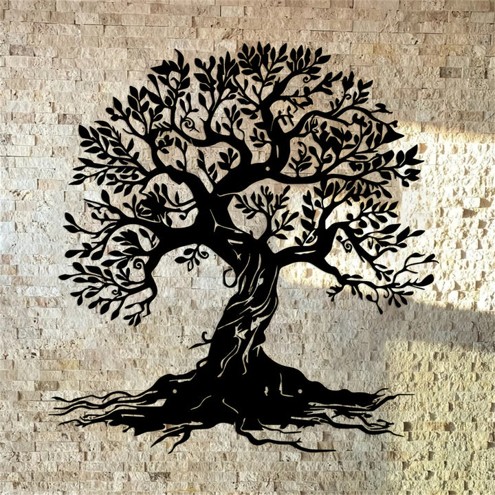 Decorazione murale in metallo Olivenorma con l'albero celtico della vita - image 3