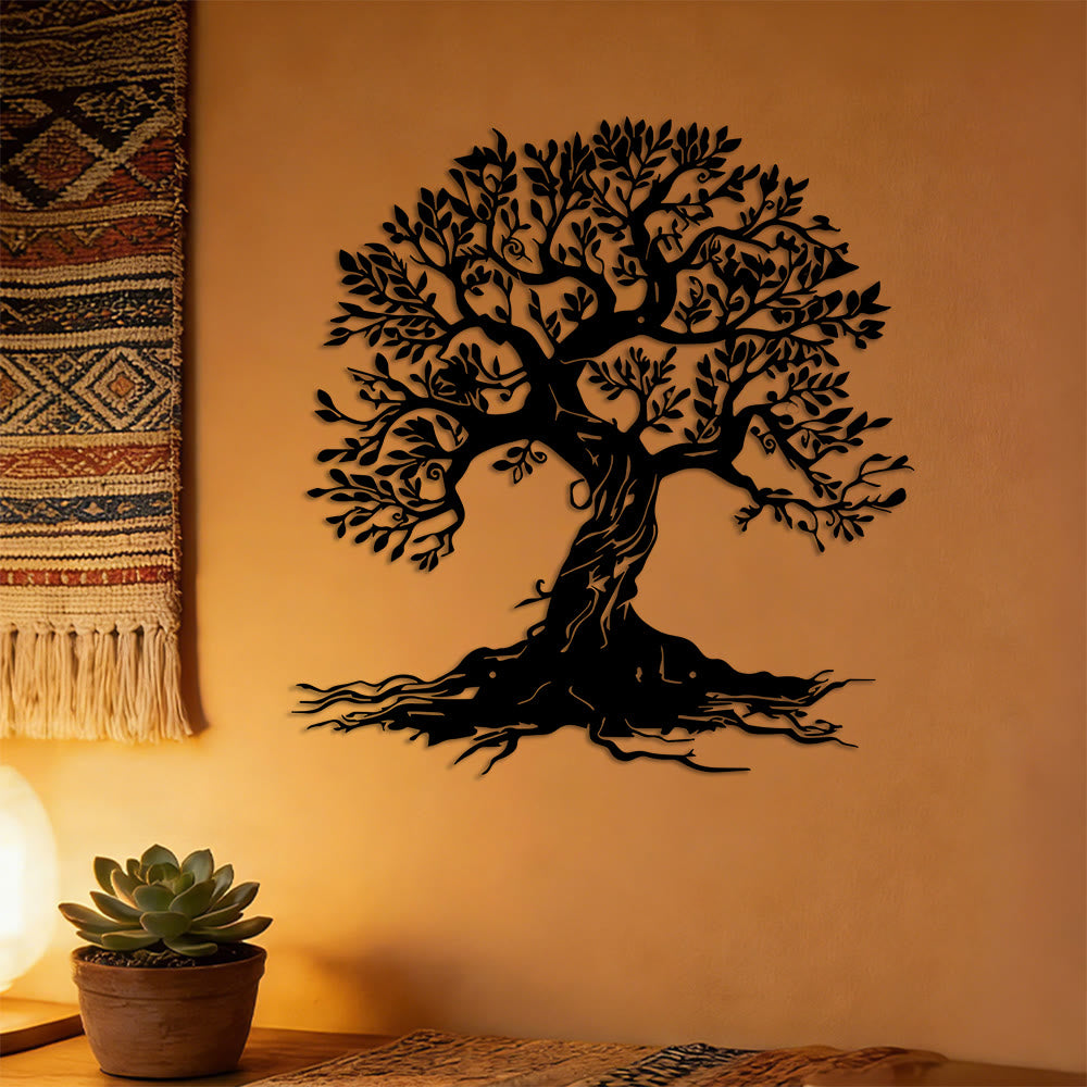 Decorazione murale in metallo Olivenorma con l'albero celtico della vita - image 6